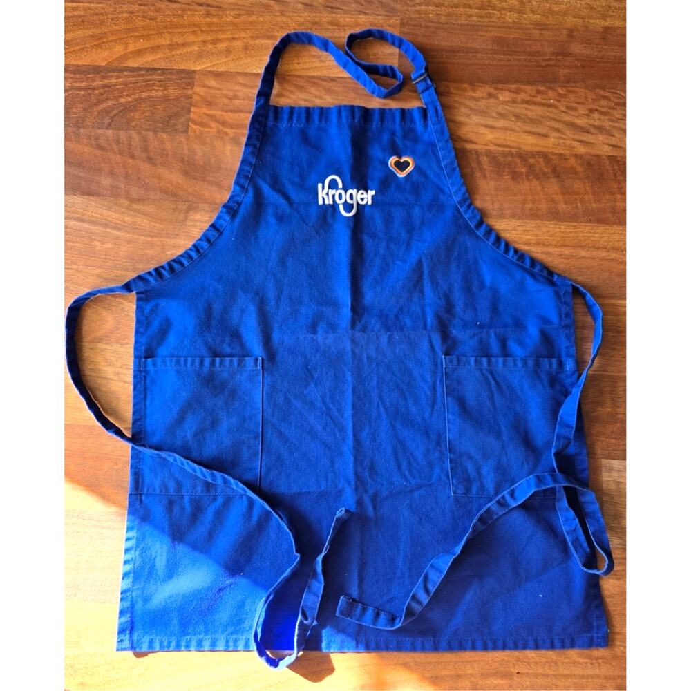 Kroger Employee Apron Mens Womens Unisex Check Kitchen